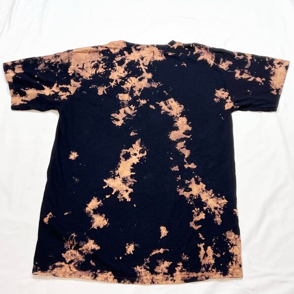 Kiss Living Legends T-Shirt Acid Wash Men Large Black Brown Rock Shirt New - Picture 2 of 6